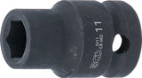 Krafthylsa Sexkant | 12,5 mm (1/2") | 11 mm. BGS 5211