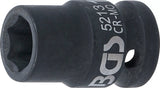 Krafthylsa Sexkant | 12,5 mm (1/2") | 13 mm. BGS 5213