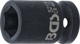 Krafthylsa Sexkant | 12,5 mm (1/2") | 15 mm. BGS 5215