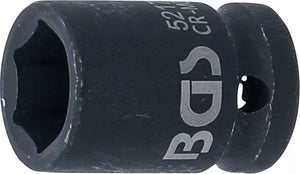 Krafthylsa Sexkant | 12,5 mm (1/2") | 17 mm. BGS 5217