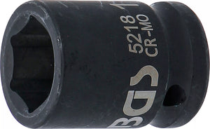 Krafthylsa Sexkant | 12,5 mm (1/2") | 18 mm. BGS 5218