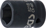Krafthylsa Sexkant | 12,5 mm (1/2") | 18 mm. BGS 5218
