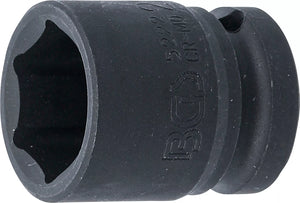 Krafthylsa Sexkant | 12,5 mm (1/2") | 22 mm. BGS 5222
