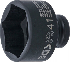 Krafthylsa Sexkant | 12,5 mm (1/2") | 41 mm. BGS 5233