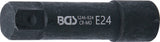 Hylsa E-profil, extra lång | Yttre sexkant 22 mm | E24. BGS 5246-E24