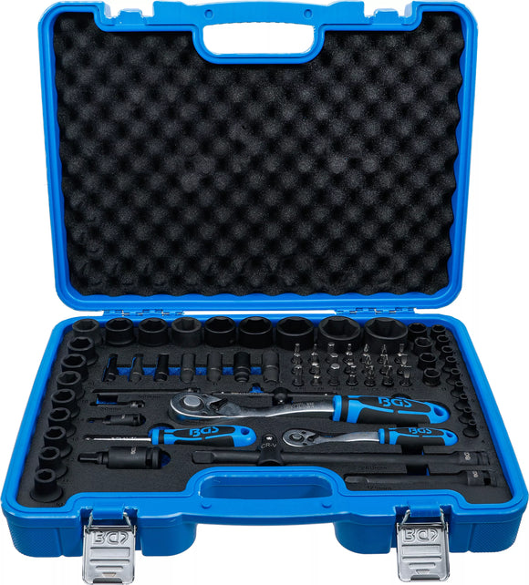 Kraft-Hylsnyckel-sats Sexkant | 6,3 mm (1/4