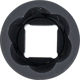 Spiralprofil-Hylsa / Skruvutdragare | 12,5 mm (1/2") | 22 mm. BGS 5268-22