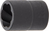 Spiralprofil-Hylsa / Skruvutdragare | 10 mm (3/8") | 17 mm. BGS 5277
