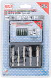 Skruvutdragare-sats | 5 delar. BGS 5282