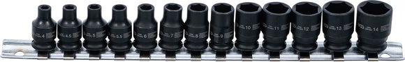 Krafthylsa-sats Sexkant | 6,3 mm (1/4