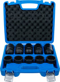 Krafthylsa-sats | Tolvkant | Inre fyrkant 12,5 mm (1/2") | 32 - 36 mm | 10 delar. BGS 5330