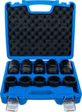 Krafthylsa-sats | Tolvkant | Inre fyrkant 12,5 mm (1/2") | 32 - 36 mm | 10 delar. BGS 5330