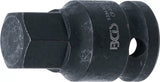 Kraft-Bit-Insats | Längd 42 mm | 12,5 mm (1/2") | Inre sexkant 17 mm. BGS 5334-H17