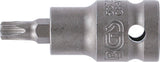 Kraft-Bit-Insats | Längd 55 mm | 12,5 mm (1/2") | T-Profil (för Torx) T40. BGS 5372
