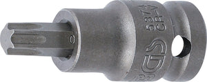 Kraft-Bit-Insats | Längd 55 mm | 12,5 mm (1/2") | T-Profil (för Torx) T50. BGS 5374