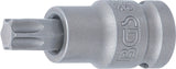 Kraft-Bit-Insats | Längd 55 mm | 12,5 mm (1/2") | T-Profil (för Torx) T55. BGS 5375