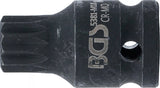 Kraft-Bit-Insats | Längd 43 mm | 12,5 mm (1/2") | Inre mångtandad (för XZN) M18. BGS 5381-M18