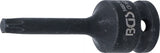 Kraft-Bit-Insats | Längd 75 mm | 12,5 mm (1/2") | T-Profil (för Torx) T45. BGS 5480-T45