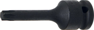 Kraft-Bit-Insats | Längd 75 mm | 12,5 mm (1/2") | T-Profil (för Torx) T50. BGS 5480-T50