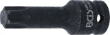 Kraft-Bit-Insats | Längd 75 mm | 12,5 mm (1/2") | T-Profil (för Torx) T70. BGS 5480-T70
