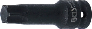 Kraft-Bit-Insats | Längd 75 mm | 12,5 mm (1/2") | T-Profil (för Torx) T80. BGS 5480-T80
