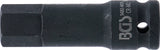 Kraft-Bit-Insats | Längd 75 mm | 12,5 mm (1/2") | Inre sexkant 19 mm. BGS 5481-M19