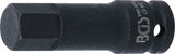 Kraft-Bit-Insats | Längd 75 mm | 12,5 mm (1/2") | Inre sexkant 19 mm. BGS 5481-M19