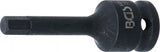 Kraft-Bit-Insats | Längd 75 mm | 12,5 mm (1/2") | Inre sexkant 8 mm. BGS 5481-M8