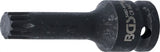 Kraft-Bit-Insats | Längd 78 mm | 12,5 mm (1/2") | Inre mångtandad (för XZN) M14. BGS 5482-M14
