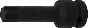 Kraft-Bit-Insats | Längd 75 mm | 12,5 mm (1/2") | Kil-profil (för RIBE) M14. BGS 5483-M14