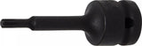 Kraft-Bit-Insats | Längd 75 mm | 12,5 mm (1/2") | Kil-profil (för RIBE) M5. BGS 5483-M5