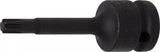 Kraft-Bit-Insats | Längd 75 mm | 12,5 mm (1/2") | Kil-profil (för RIBE) M7. BGS 5483-M7