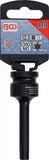 Kraft-Bit-Insats | Längd 75 mm | 12,5 mm (1/2") | Kil-profil (för RIBE) M9. BGS 5483-M9