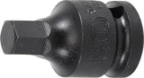 Kraft-Bit-Insats | Längd 42 mm | 12,5 mm (1/2") | Inre sexkant 11 mm. BGS 5485-11