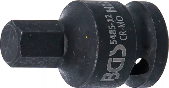 Kraft-Bit-Insats | Längd 42 mm | 12,5 mm (1/2