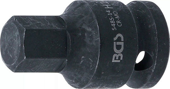 Kraft-Bit-Insats | Längd 42 mm | 12,5 mm (1/2