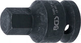 Kraft-Bit-Insats | Längd 42 mm | 12,5 mm (1/2") | Inre sexkant 14 mm. BGS 5485-14