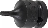 Kraft-Bit-Insats | Längd 42 mm | 12,5 mm (1/2") | T-Profil (för Torx) T25. BGS 5486-T25