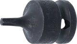 Kraft-Bit-Insats | Längd 42 mm | 12,5 mm (1/2") | T-Profil (för Torx) T27. BGS 5486-T27