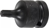 Kraft-Bit-Insats | Längd 42 mm | 12,5 mm (1/2") | T-Profil (för Torx) T40. BGS 5486-T40