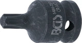 Kraft-Bit-Insats | Längd 42 mm | 12,5 mm (1/2") | T-Profil (för Torx) T50. BGS 5486-T50