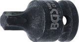 Kraft-Bit-Insats | Längd 42 mm | 12,5 mm (1/2") | T-Profil (för Torx) T55. BGS 5486-T55