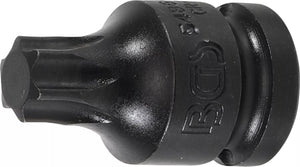 Kraft-Bit-Insats | Längd 42 mm | 12,5 mm (1/2") | T-Profil (för Torx) T60. BGS 5486-T60