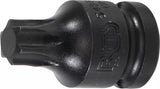 Kraft-Bit-Insats | Längd 42 mm | 12,5 mm (1/2") | T-Profil (för Torx) T60. BGS 5486-T60