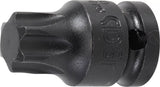 Kraft-Bit-Insats | Längd 42 mm | 12,5 mm (1/2") | T-Profil (för Torx) T80. BGS 5486-T80