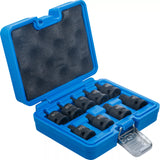 Kraft-Bit-Insats-sats | 12,5 mm (1/2") | Inre mångtandad (för XZN) M4 - M16 | 9 delar. BGS 5487