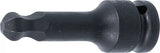 Kraft-Bit-Insats | Längd 75 mm | 12,5 mm (1/2") | Inre sexkant med kulhuvud 12 mm. BGS 5488-12