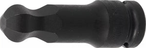 Kraft-Bit-Insats | Längd 75 mm | 12,5 mm (1/2") | Inre sexkant med kulhuvud 17 mm. BGS 5488-17
