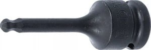 Kraft-Bit-Insats | Längd 75 mm | 12,5 mm (1/2") | Inre sexkant med kulhuvud 6 mm. BGS 5488-6