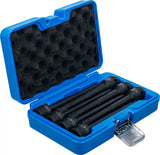 Kraft-Bit-Insats-sats | Längd 150 mm | 12,5 mm (1/2") | Inre sexkant 5 - 14 mm | 7 delar. BGS 5490